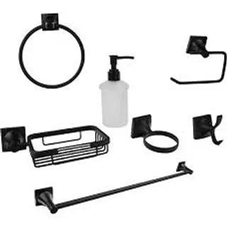 Juego Accesorios Ngro Cuadrado P