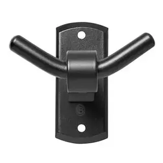 Perchero Doble Base Rectangular Color Negro