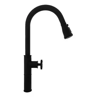 Llave Lavaplatos Monocontrol Extra Negra