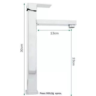 Llave Lavamanos Alta Madrid Agua Fria