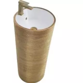 Lavamanos Pedestal Oro