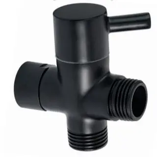 Desviador De Ducha Color Negro