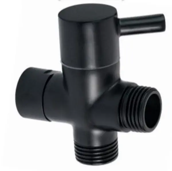 Desviador De Ducha Color Negro