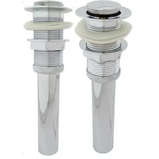 Desague Push Sin Rebose Moneda Zamak Cromado