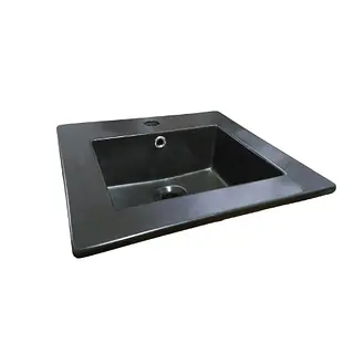 Lvm Placa Strella Negro Mate 60x40