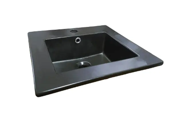 Lvm Placa Strella Negro Mate 60x40