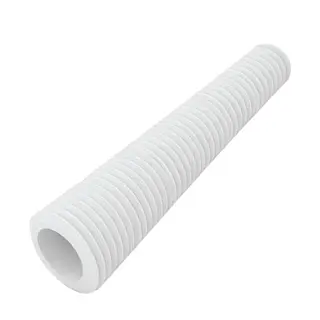 Niple Pp De 1/2 Roscado Blanco 10cm Dic