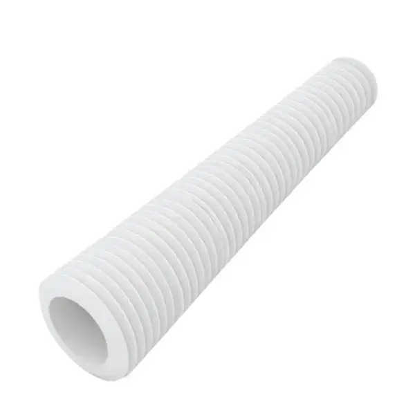 Niple Pp De 1/2 Roscado Blanco 10cm Dic