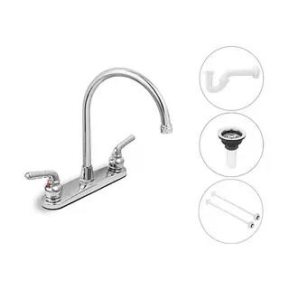 Llave Lavaplatos Mas Griferia Mas Canastilla