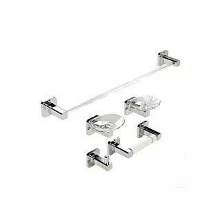 Juego Accesorios Cromado Baru