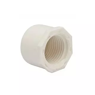 Tapon Hembra 1/2" Blanco