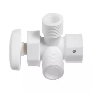 Valvula De Regulacion Doble Salida Plastica