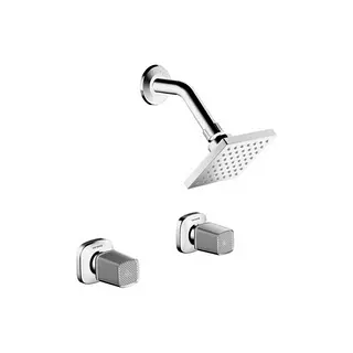 Ducha Solid 8 Pulgadas Cristal