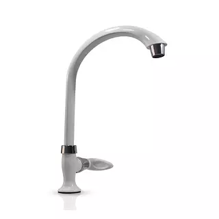 Llave Lavaplatos Mesa Slim Blanca